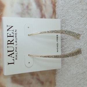 New Ralph Lauren Linear Drop Earrings